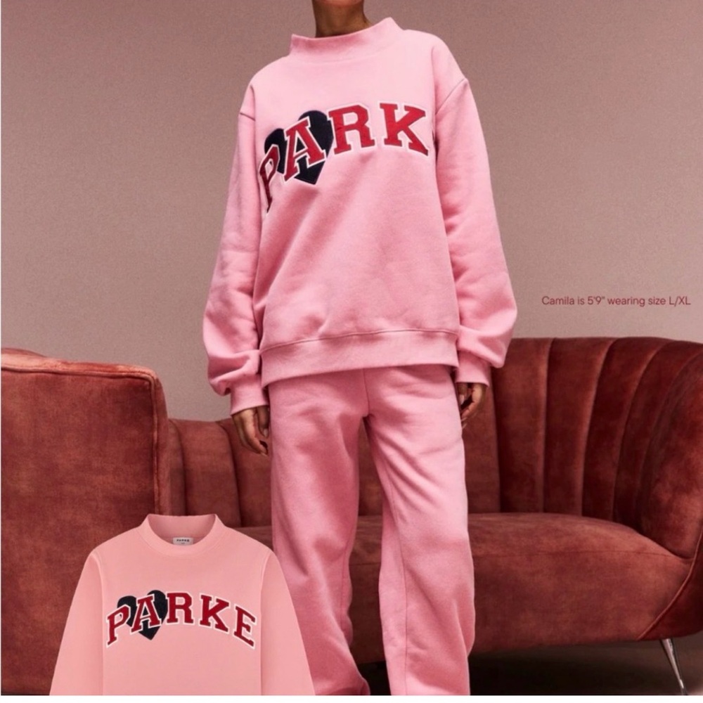 Parke Jean Heart valentines 2026 pink Blush S/M